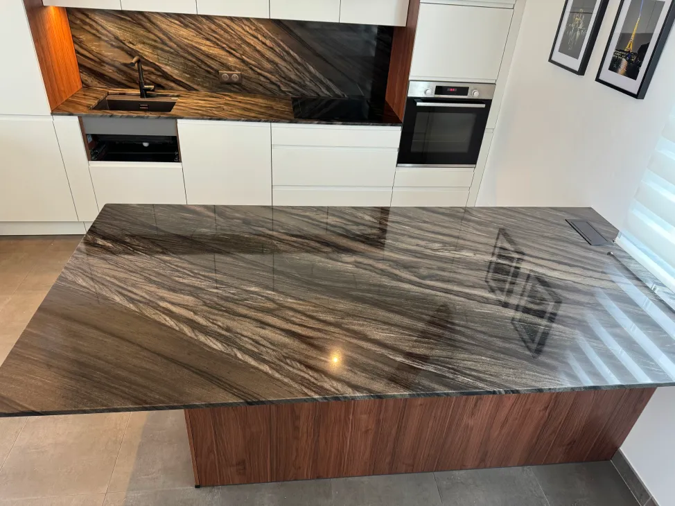 Mabrerie Piodi Plan De Travail Sur Mesure En Pierre Naturelle Metz BLOC 3 PHOTO C