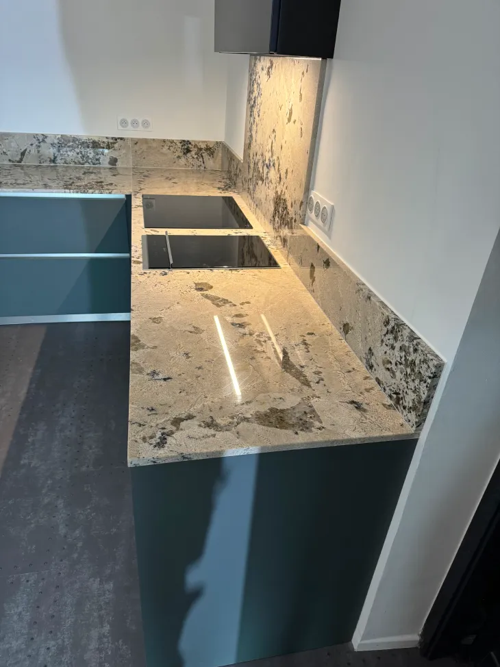 Mabrerie Piodi Plan De Travail Sur Mesure En Pierre Naturelle Metz BLOC 3 PHOTO H